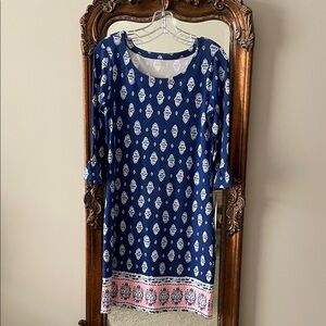 Lilly Pulitzer Sophie Ruffle Dress in Lapis NWOT